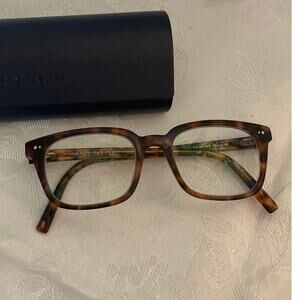 Warby Parker Mullins M 247 Eyeglass Frames Brown Tortoise w/ Case